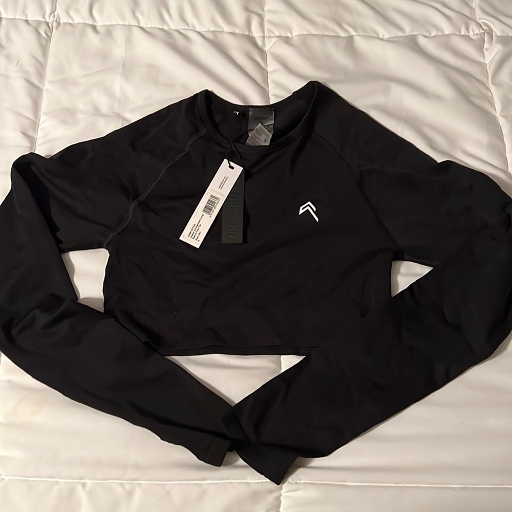 NWT oner active classic seamless 2.0 long sleeve crop top
